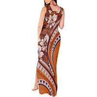 Hawaiian Hibiscus Tribal Vintage Motif Tank Maxi Dress Ver 5 LT9 - Polynesian Pride