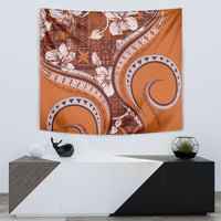 Hawaiian Hibiscus Tribal Vintage Motif Tapestry Ver 5