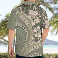 Hawaiian Hibiscus Tribal Vintage Motif Hawaiian Shirt Ver 6 LT9 - Polynesian Pride