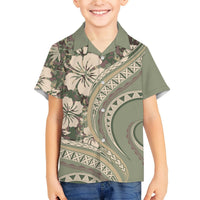 Hawaiian Hibiscus Tribal Vintage Motif Hawaiian Shirt Ver 6 LT9 - Polynesian Pride