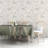 Hawaiian Hibiscus Tribal Vintage Motif Tablecloth Ver 6
