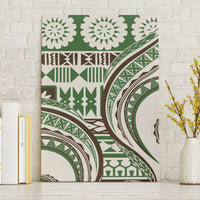 Hawaiian Hibiscus Tribal Vintage Motif Canvas Wall Art Ver 7