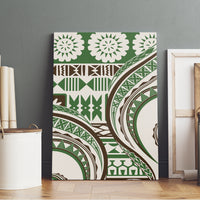 Hawaiian Hibiscus Tribal Vintage Motif Canvas Wall Art Ver 7