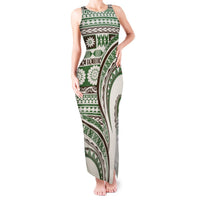 Hawaiian Hibiscus Tribal Vintage Motif Tank Maxi Dress Ver 7 LT9 Women Green - Polynesian Pride