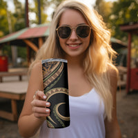 Hawaiian Hibiscus Tribal Vintage Motif Skinny Tumbler Ver 8