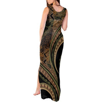 Hawaiian Hibiscus Tribal Vintage Motif Tank Maxi Dress Ver 8 LT9 - Polynesian Pride
