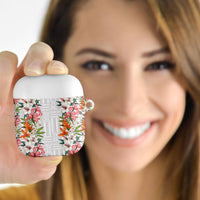 Hawaii Tropical Twist Lei AirPods Case Hawaiian Flag Motif