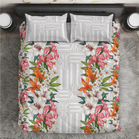 Hawaii Tropical Twist Lei Bedding Set Hawaiian Flag Motif