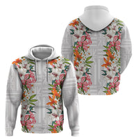 Hawaii Tropical Twist Lei Hoodie Hawaiian Flag Motif LT9 - Polynesian Pride