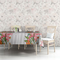 Hawaii Tropical Twist Lei Tablecloth Hawaiian Flag Motif