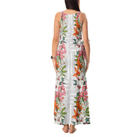 Hawaii Tropical Twist Lei Tank Maxi Dress Hawaiian Flag Motif LT9 - Polynesian Pride