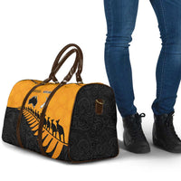 Australia New Zealand Rugby Travel Bag Gold Aboriginal Wallabies and Maori Black Fern - Polynesian Pride