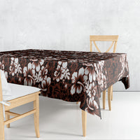 Burgundy Hawaiian Tapa Tribal Hibiscus Tablecloth LT9 - Polynesian Pride