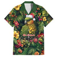 Meri Kirihimete Kakapo Family Matching Off Shoulder Maxi Dress and Hawaiian Shirt New Zealand Christmas with Tropical Vibe