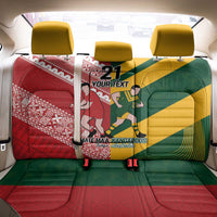 Australia-Tonga Rugby Pacific Custom Back Car Seat Cover The Kangaroos and Mate Ma'a Tonga LT9 - Polynesian Pride