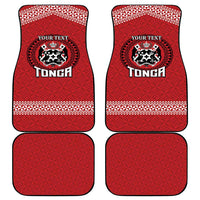 Tonga Rugby XIII Custom Car Mats Mate Ma'a Tonga with Ngatu Pattern
