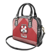 Tonga Rugby XIII Custom Shoulder Handbag Mate Ma'a Tonga with Ngatu Pattern