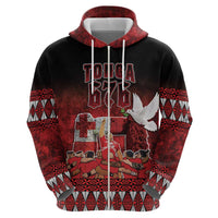 Custom Tonga 676 Haʻamonga ʻa Maui Zip Hoodie Tongan Sipi Tau Unique Dance