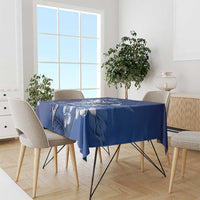 Personalized Hawaiian Maori Hammerhead Shark Tablecloth Polu Plumeria LT9 - Polynesian Pride