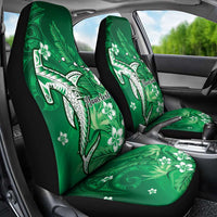 Personalized Hawaiian Maori Hammerhead Shark Car Seat Cover Omaomao Plumeria LT9 - Polynesian Pride