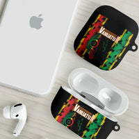 Vanuatu 46th Year Anniversary AirPods Case Tamtam Slit Drums Long God Yumi Stanap