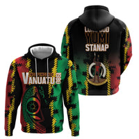 Vanuatu 46th Year Anniversary Hoodie Tamtam Slit Drums Long God Yumi Stanap