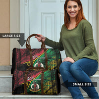 Vanuatu 46th Year Anniversary Travel Bag Vintage Grunge Vanuatu Flag Heritage