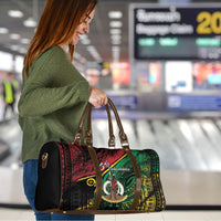 Vanuatu 46th Year Anniversary Travel Bag Vintage Grunge Vanuatu Flag Heritage