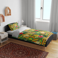 Hawaii Kanaka Maoli Hibiscus Bedding Set Hawaiian Flag Motif