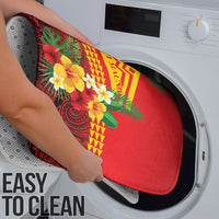Hawaii Ku Kia'i Mauna Bathroom Set Hibiscus Kakau Pattern
