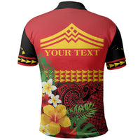 Hawaii Ku Kia'i Mauna Personalized Polo Shirt Hibiscus Kakau Pattern LT9 - Polynesian Pride