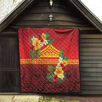 Hawaii Ku Kia'i Mauna Quilt Hibiscus Kakau Pattern