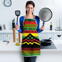 Hawaii Ku Kia'i Mauna Apron Hawaiian Kanaka Maoli Motif