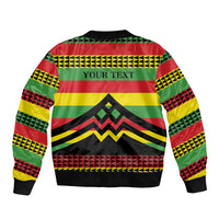 Hawaii Ku Kia'i Mauna Personalized Bomber Jacket Hawaiian Kanaka Maoli Motif
