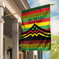 Hawaii Ku Kia'i Mauna Garden Flag Hawaiian Kanaka Maoli Motif