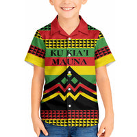 Hawaii Ku Kia'i Mauna Personalized Hawaiian Shirt Hawaiian Kanaka Maoli Motif LT9 - Polynesian Pride