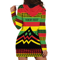 Hawaii Ku Kia'i Mauna Personalized Hoodie Dress Hawaiian Kanaka Maoli Motif