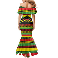 Hawaii Ku Kia'i Mauna Personalized Mermaid Dress Hawaiian Kanaka Maoli Motif LT9 - Polynesian Pride