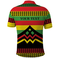Hawaii Ku Kia'i Mauna Personalized Polo Shirt Hawaiian Kanaka Maoli Motif