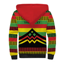 Hawaii Ku Kia'i Mauna Personalized Sherpa Hoodie Hawaiian Kanaka Maoli Motif