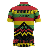 Hawaii Ku Kia'i Mauna Personalized Zipper Polo Shirt Hawaiian Kanaka Maoli Motif LT9 - Polynesian Pride