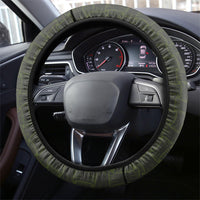 Hawaii Ohia Lehua Squares Steering Wheel Cover Hawaiian Quilt Inspired Floral Pattern