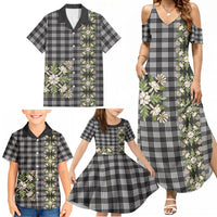 Pauli Hawai'i Palaka Squares Maile Leaf Family Matching Summer Maxi Dress and Hawaiian Shirt Flowers Hawaiian Quilt Patterns LT9 - Polynesian Pride