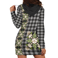 Pauli Hawai'i Palaka Squares Maile Leaf Hoodie Dress Flowers Hawaiian Quilt Patterns LT9 - Polynesian Pride