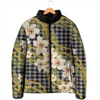 Ele'ele Hawai'i Palaka Plumeria Padded Jacket Puakenikeni and Maile Lei LT9 - Polynesian Pride