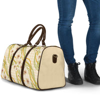 Melemele Ahiahia Hawai'i Palaka Plumeria Travel Bag Puakenikeni and Maile Lei LT9 - Polynesian Pride
