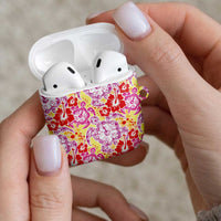Palaka with Honu and Hibiscus AirPods Case Hawaiian Heritage Spirit - Polynesian Pride
