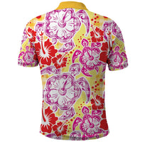 Palaka with Honu and Hibiscus Polo Shirt Hawaiian Heritage Spirit - Polynesian Pride