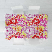 Palaka with Honu and Hibiscus Tablecloth Hawaiian Heritage Spirit - Polynesian Pride