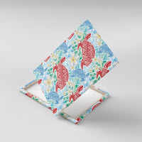 Palaka with Honu and Plumeria Canvas Wall Art Hawaiian Heritage Spirit - Polynesian Pride